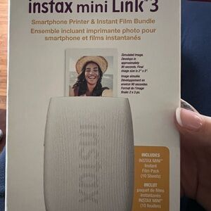 Instax Mini Link 3 Smartphone Printer in White